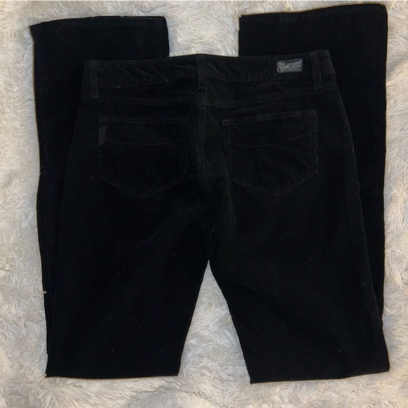 PAIGE Women’s Black Corduroy Benedict Canyon Classic Rise Bootcut Pants size 29 - Picture 3 of 8